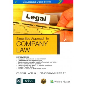 CCH's Simplified Approach to Company Law for CS Executive June 2019 Exam [New Syllabus] by CA. Neha Laddha, CS. Agrata Mukherjee